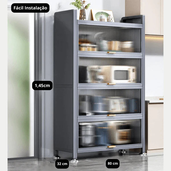 Armário Multifuncional de Aço Carbono - Compre 1 Leve 2
