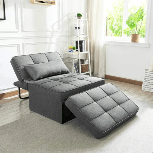 Puff Conforti Multifuncional 3 em 1 + 2 Travesseiros Brinde