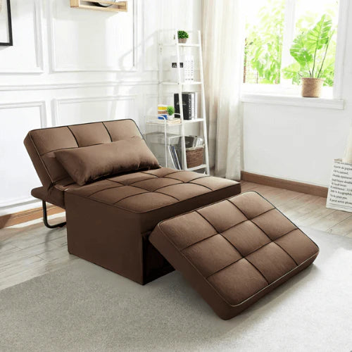 Puff Conforti Multifuncional 3 em 1 + 2 Travesseiros Brinde
