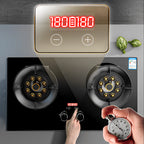Fogão Elétrico Portátil Bivolt + Panela Inox Brinde